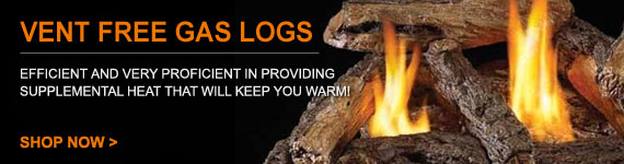 Vent-free Gas Logs