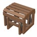 Poly-Wood Ottoman