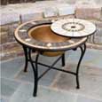 Wood Fire Pit Table