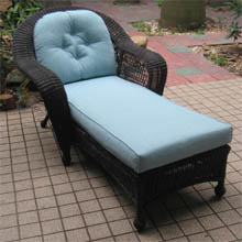 Wicker Chaise Lounges